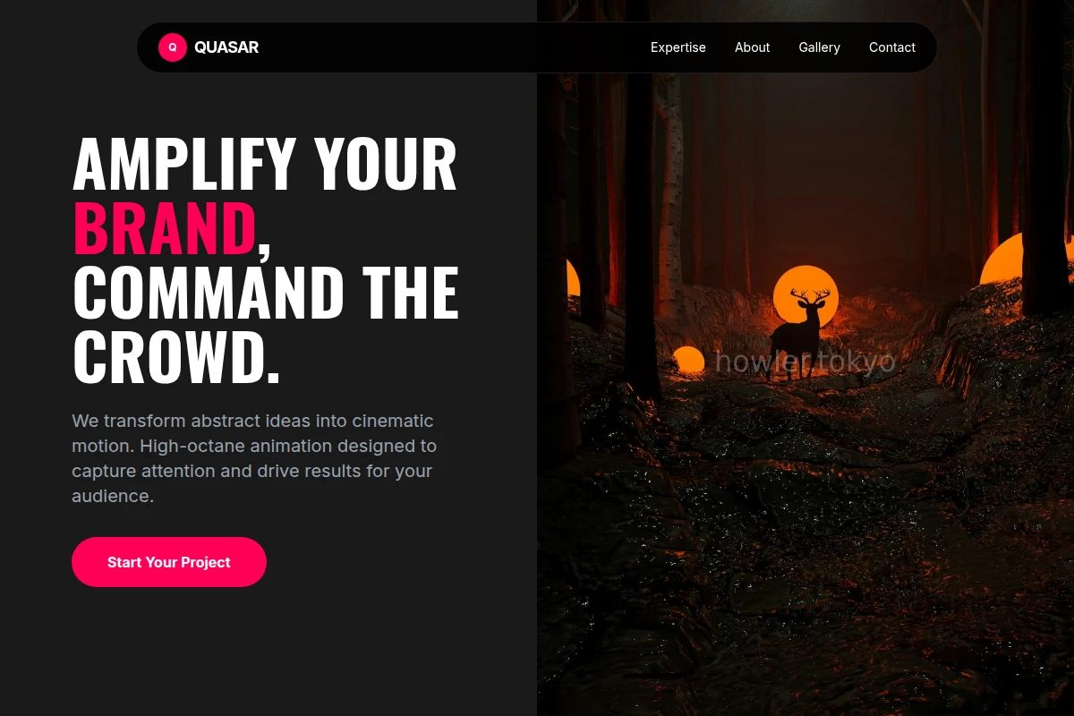 Quasar Animation