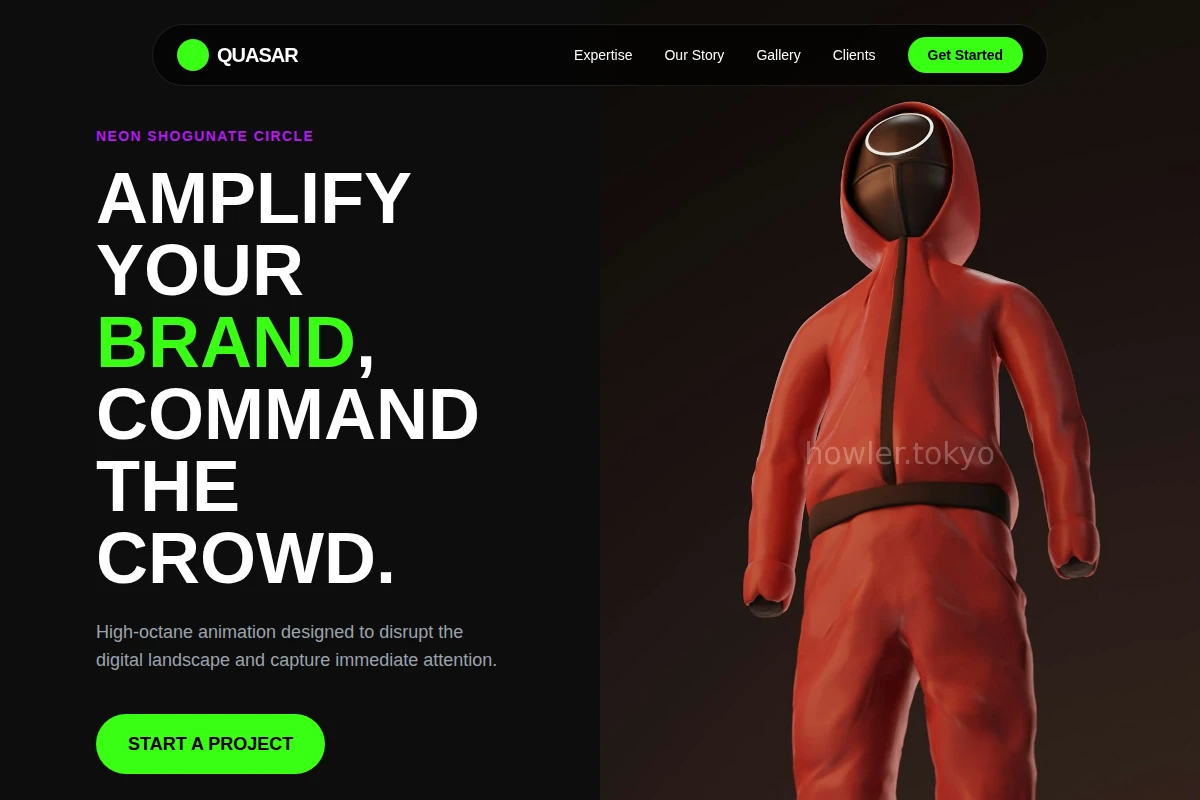 Quasar Animation