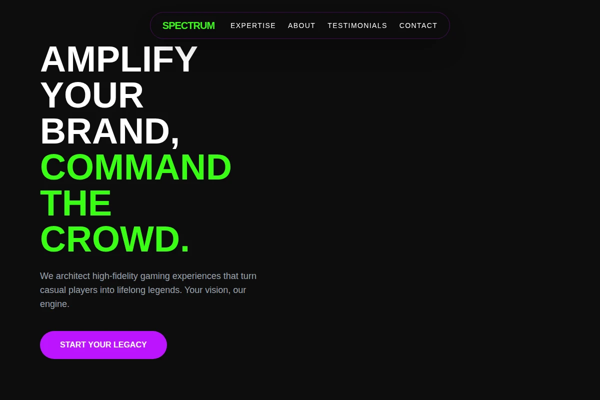 Spectrum Game Development