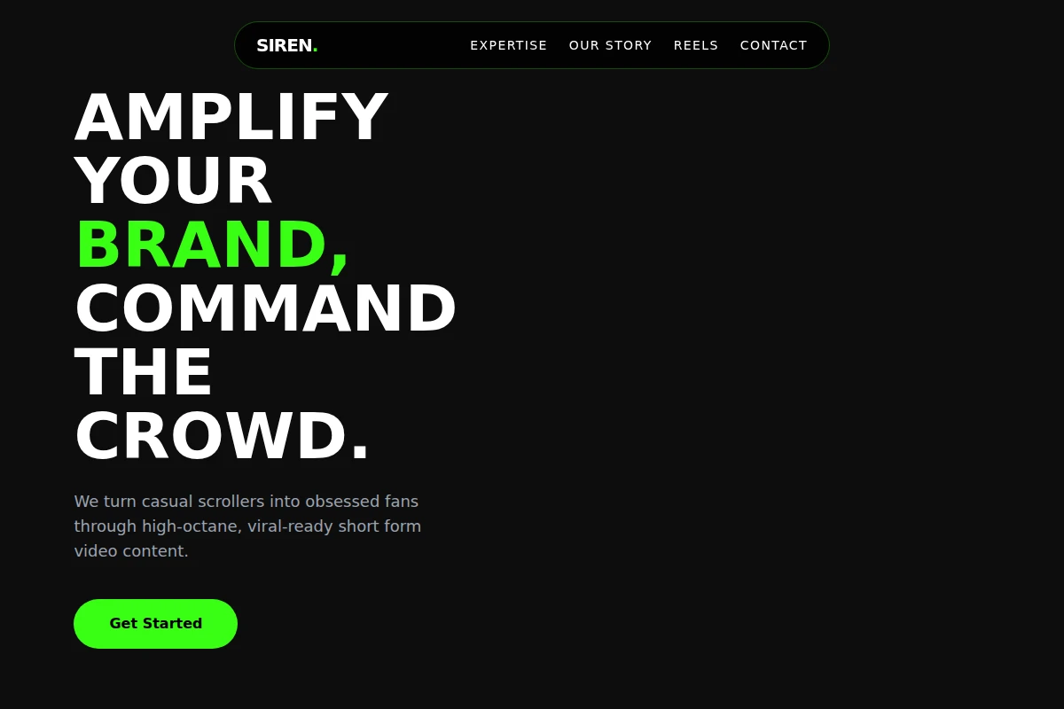 Siren Short Form Video Agency
