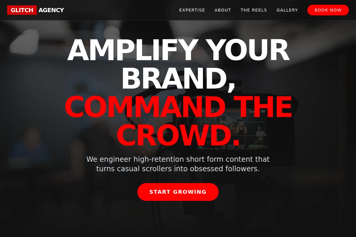 Glitch Short Form Video Agency
