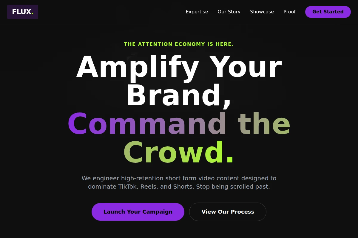 Flux Short Form Video Agency