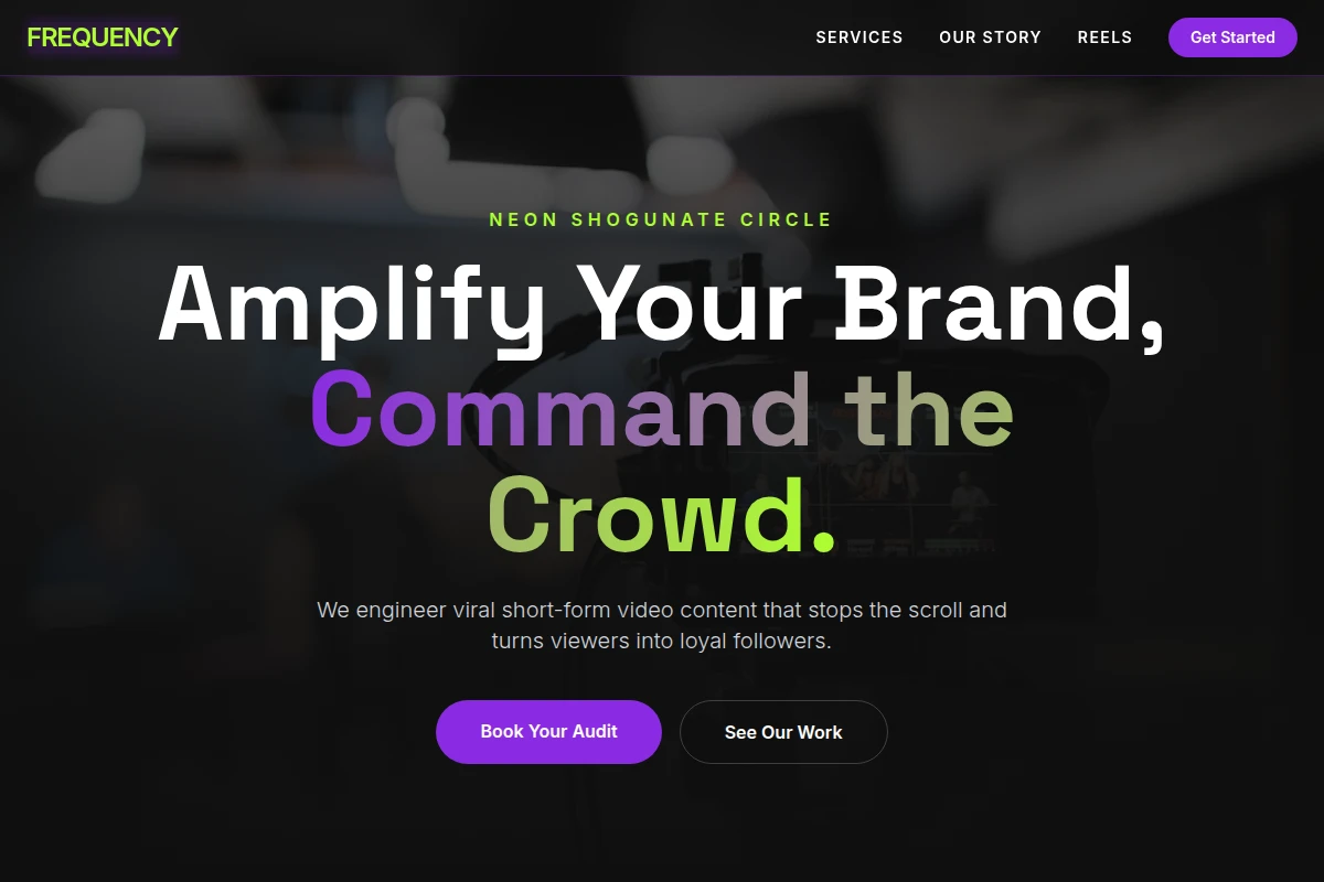 Frequency Short Form Video Agency