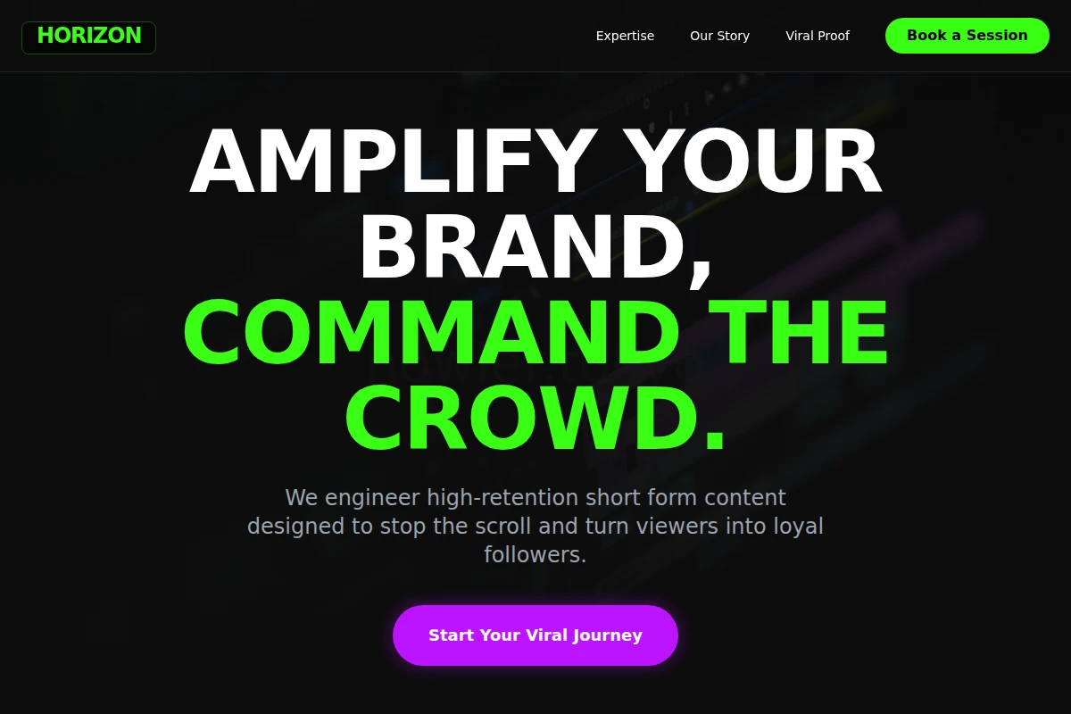 Horizon Short Form Video Agency