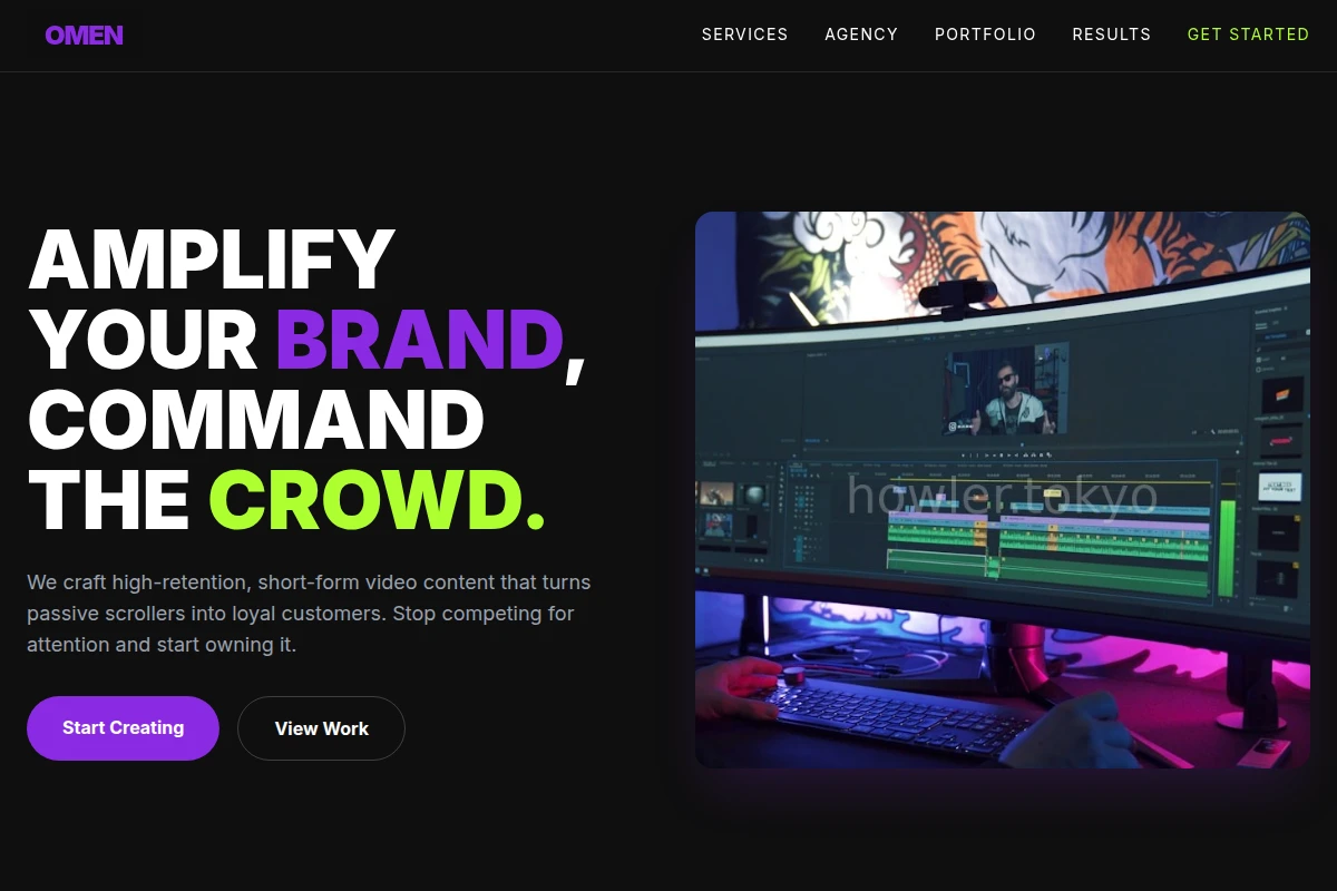 Omen Short Form Video Agency