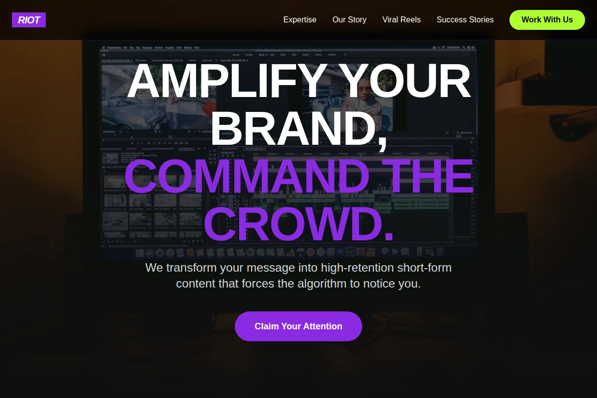 Riot Short Form Video Agency